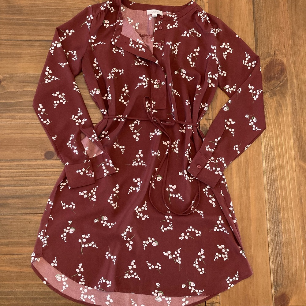 LOFT floral dress